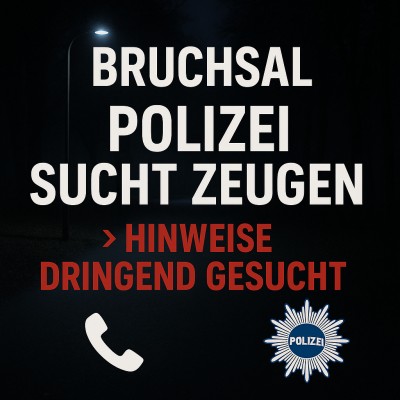 Bruchsal: Schlägerei im Viktoriapark: Zwei Verletzte – Polizei sucht Zeugen